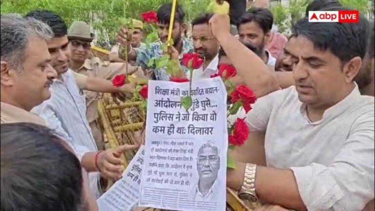राजस्थान: शिक्षा के मंत्री ने युवाओं को कहा ‘गुंडा’ तो मचा बवाल, कांग्रेस ने किया आवास का घेराव