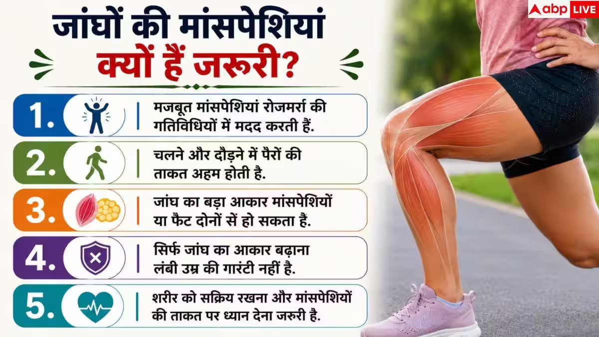 Can Bigger Thighs Help You Live Longer: क्या बड़ी जांघों से बढ़ती है उम्र? इस स्टडी में हुआ चौंकाने वाला खुलासा