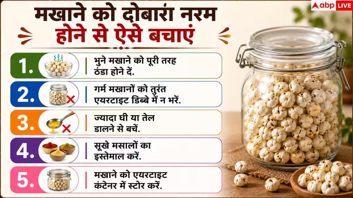 How To Make Makhana Crispy Again: मखाने की सीलन होगी 5 मिनट में गायब! जानें कुरकुरा बनाने का तरीका