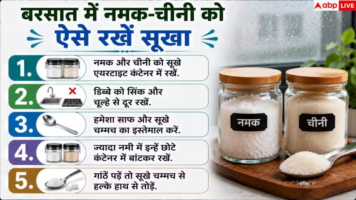 Why Salt Gets Wet In Monsoon: बरसात में नमक गीला हो जाता है, चीनी क्यों नहीं?