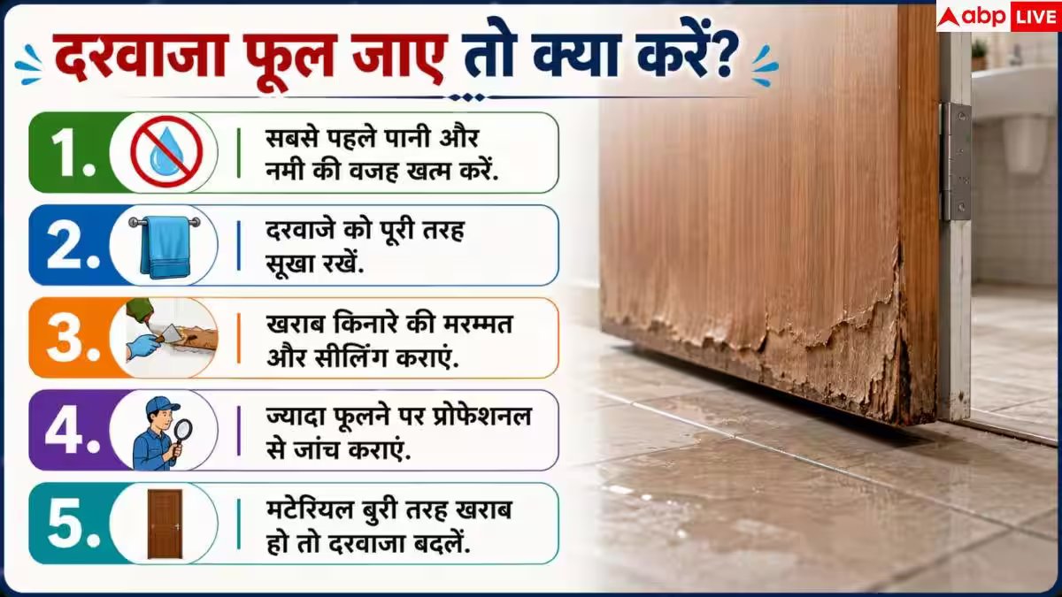 Bathroom Door Swelling: बाथरूम का दरवाजा नीचे से फूलने लगा है? तुरंत अपनाएं ये आसान हैक्स