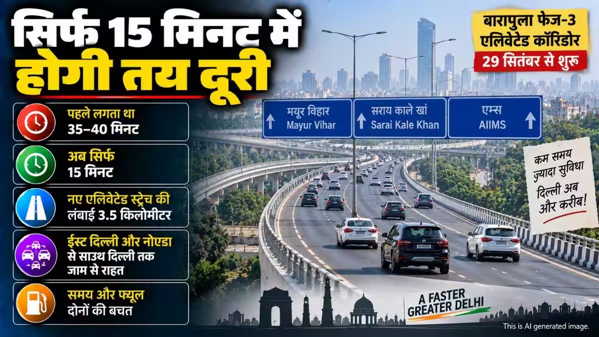 Delhi-NCR वालों की मौज! 40 मिनट का सफर अब सिर्फ 15 मिनट में
