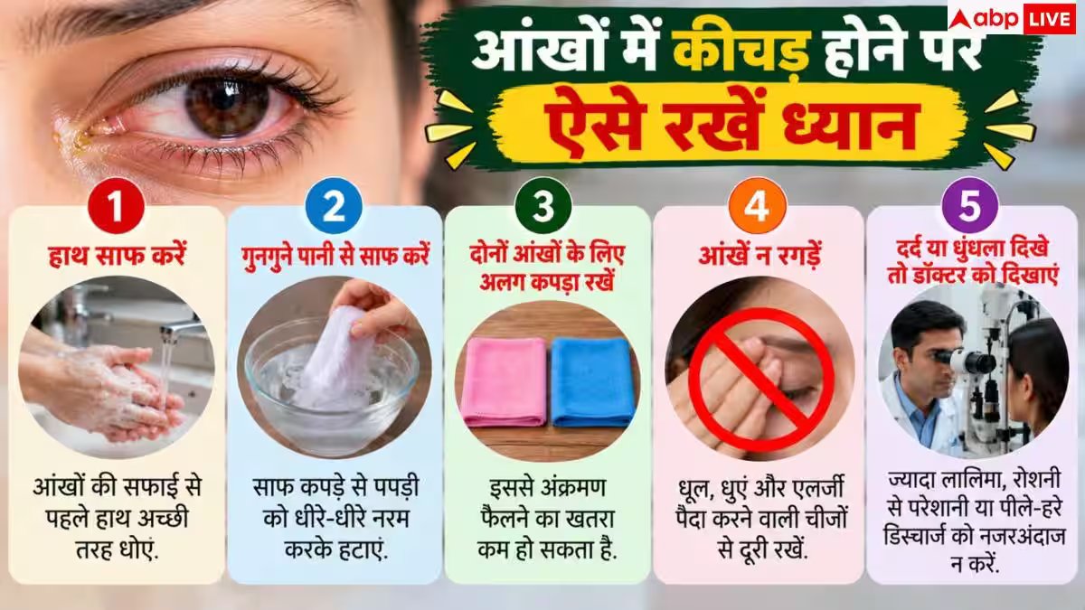 Eye Discharge: सुबह-सुबह आंखों में दिख रहा ज्यादा कीचड़, जानें कब है खतरे का संकेत?