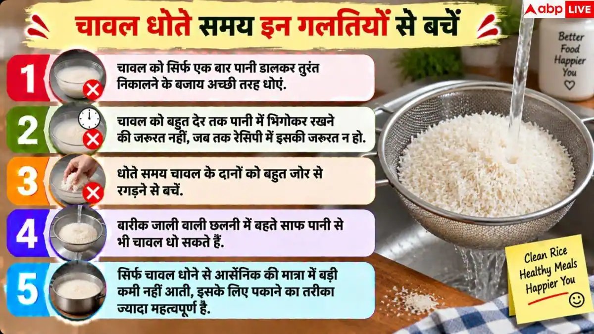 How To Wash Rice: क्या है चावल धोने का सही तरीका, कहीं आप भी तो नहीं करतीं ये गलतियां?