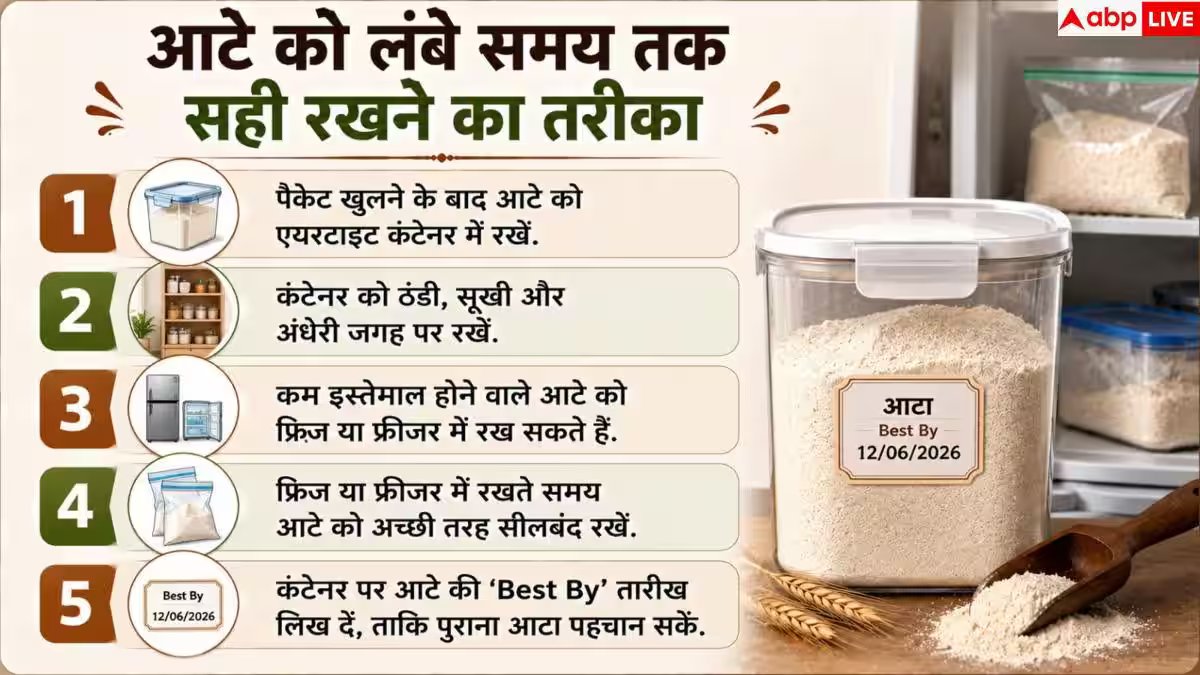 Easy Kitchen Hacks: किचन में रखा आटा खराब तो नहीं? 1 मिनट में ऐसे करें पहचान