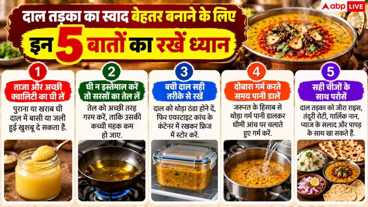Dal Tadka: कहीं आप भी तो नहीं लगा रहे दाल में गलत तड़का? नोट करें असली ट्रिक