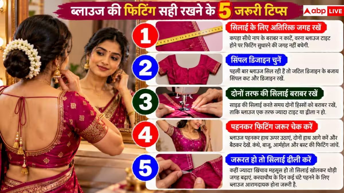 How To Make A Blouse At Home: टेलर नहीं दे रहा ब्लाउज, 2 घंटे में खुद ऐसे करें तैयार