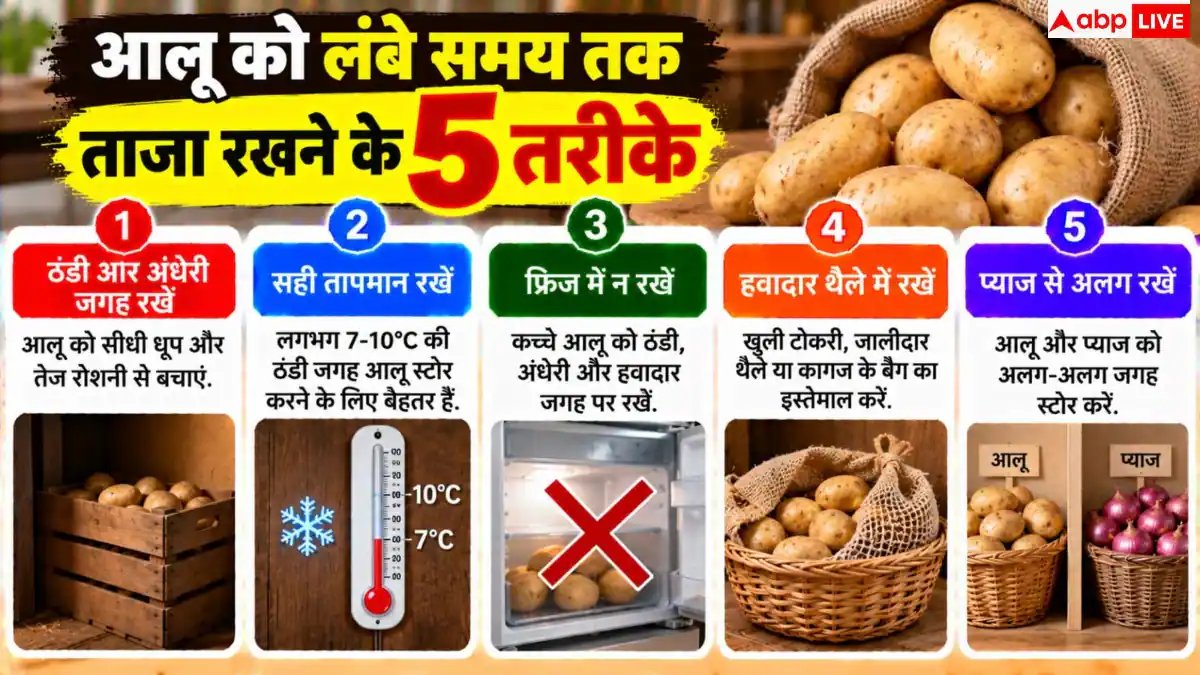 How To Store Potatoes: आलू में निकलने लगे हैं अंकुर? महीनों तक ताजा रखने के आसान हैक्स