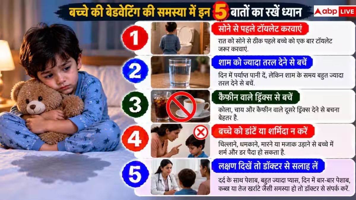 Bedwetting In Children: रात में बिस्तर गीला करता है बच्चा? डांटने के बजाय समझें 5 कारण