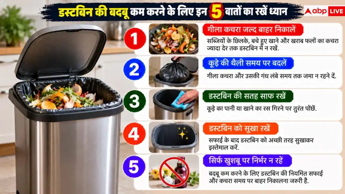 Kitchen Dustbin Smell: किचन के डस्टबिन से नहीं जा रही बदबू, ये जुगाड़ आएंगे काम