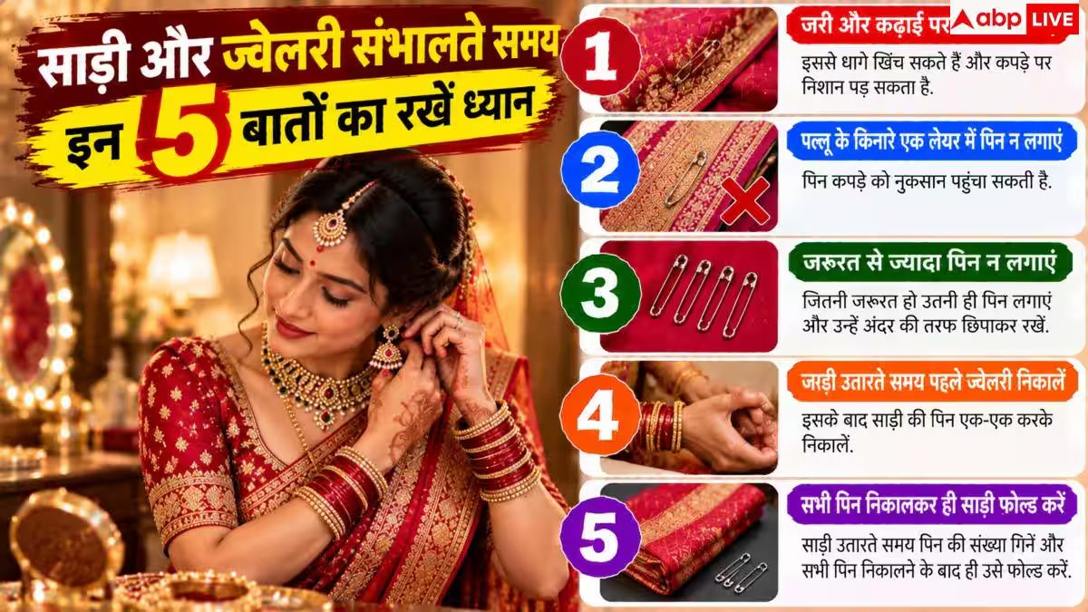 Karwa Chauth Tips: पहले साड़ी पहनें या ज्वेलरी? करवा चौथ पर कभी न करें ये 1 गलती