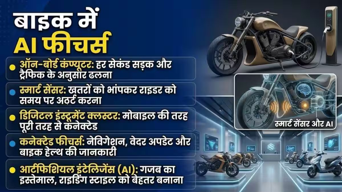 दुनिया की पहली AI क्रूजर बाइक, चलते-चलते चार्ज होगी बैटरी